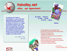 Tablet Screenshot of italvolley.net
